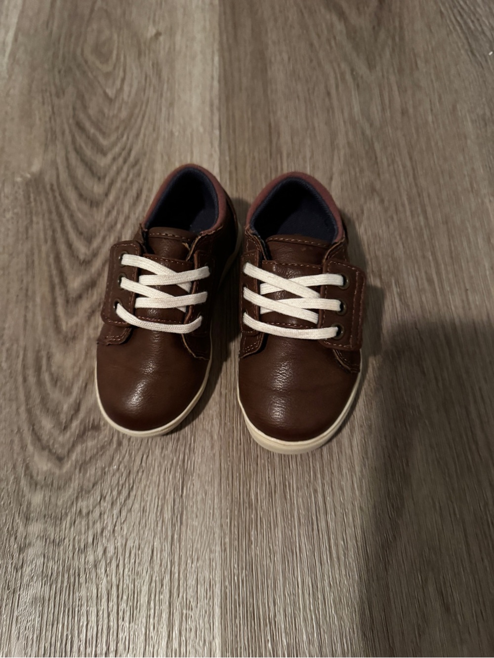 Baby Leather-Look Dress Sneakers